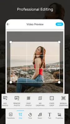 Photo Video Editor with Music android App screenshot 2